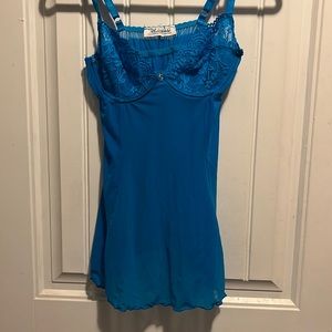 Vintage escanté slip dress
